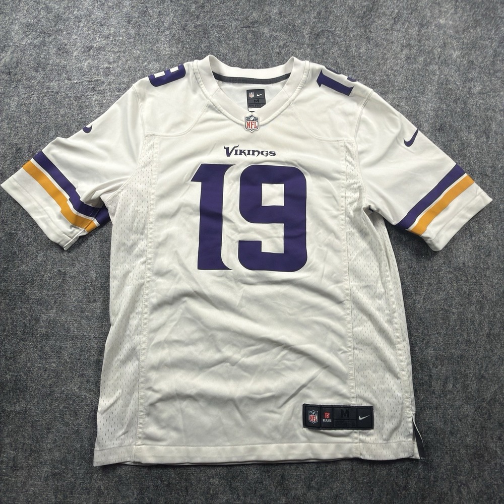 Nike Adam Thielen Minnesota Vikings Jersey Men's M White #19 NFL On Field